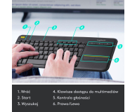 Klawiatura Logitech Media K400 plus black - 249334 - zdjęcie 8